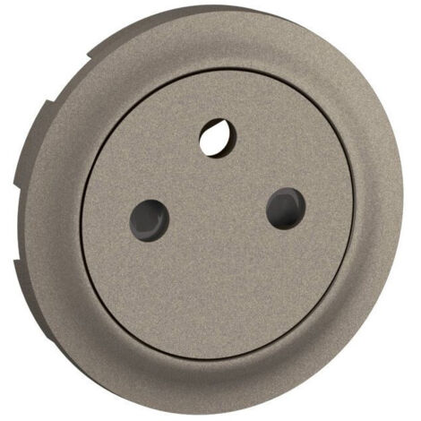 Legrand – Enjoliveur prise de courant 2P+T CT0111 – Gamme Surface Confort – Finition mat – Thermoplastique – Fixation à clipser