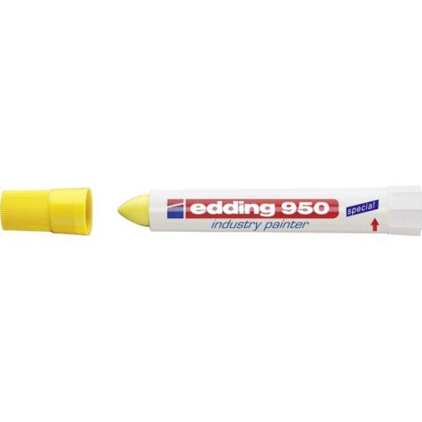 Marqueur spécial industrie - EDDING - Jaune