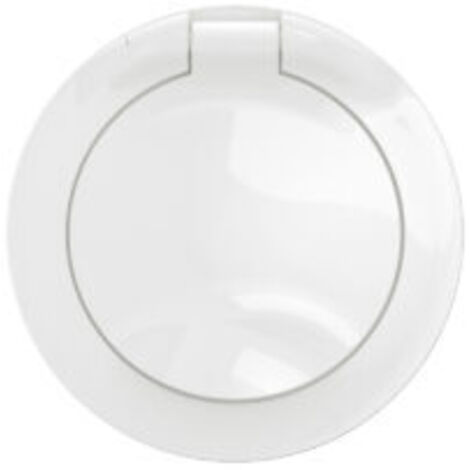 Enjoliveur à volet pour prise 2P+T - IP44 - Blanc - Céliane - CB8111 - Legrand (1/4)
