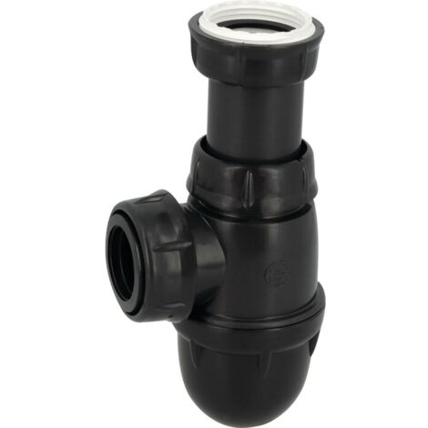 Nicoll – Siphon de lavabo 1''1/4 et 1''1/2 – Sortie Ø 32/40 mm – Débit 58 l/min – 80% matières recyclées – Certifié NF