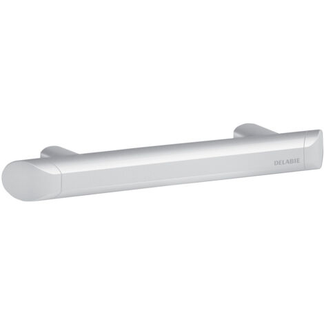 Delabie – Barre de maintien droite 300 mm – Aluminium Ø 35 mm – Supporte jusqu'à 200 kg – Fixations invisibles pour installation facile - tre35
