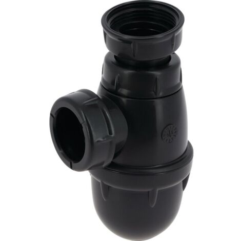 Nicoll – Siphon de lavabo en polypropylène recyclé – Hauteur réglable 130-170 mm – Débit 48 l/min – Diamètre 1'1/4 pour installations sanitaires