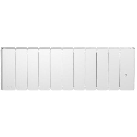 Intuis – Radiateur à inertie fonte 1000W – Plinthe connectée blanc – Dimensions 927mm x 309mm x 130mm – Gestion à distance via application - M153413