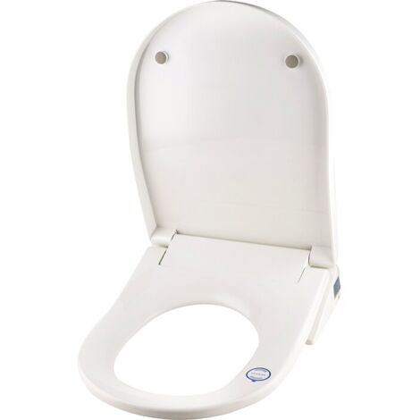 Olfa – Abattant WC japonais lavant en polypropylène blanc – Buses auto-nettoyantes – Télécommande intuitive – Mode Éco pour économie d'énergie