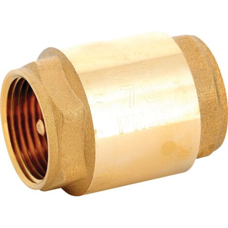 Clapet anti-retour - obturateur laiton - Femelle - Femelle BSP 50x60