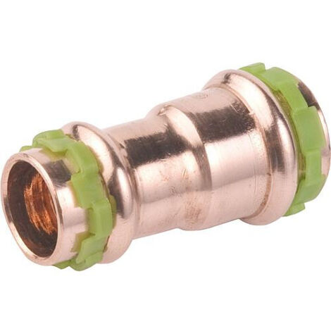 Raccord cuivre droit à sertir Femelle Femelle Aalberts Integrated Piping Systems - Diamètre 54-42 mm (1/4)