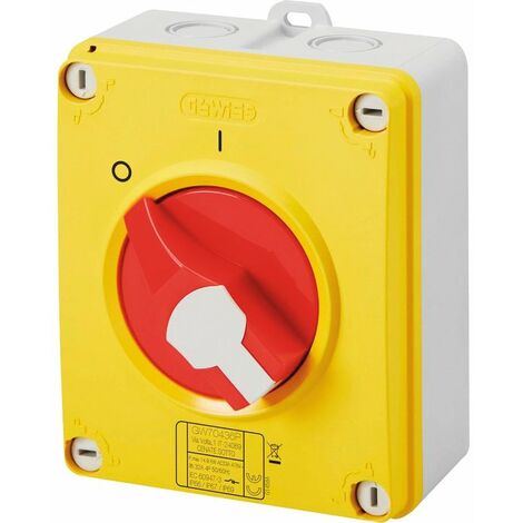 INTER-SECT. HP PLAST. 63A 4P URGENCE GEWISS GW70438P