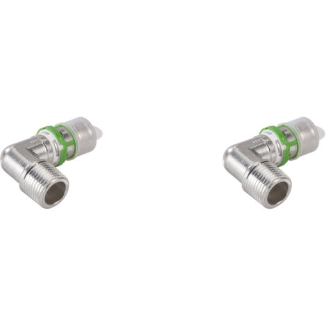 Coude laiton multicouche à visser Comap - Mâle 1/2' - Diamètre 16 mm (1/3)