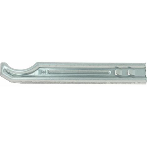 Console à sceller en U pour radiateur fonte – Acier zingué blanc – Longueur 255 mm – Maintien solide et sécurisé – Batifix