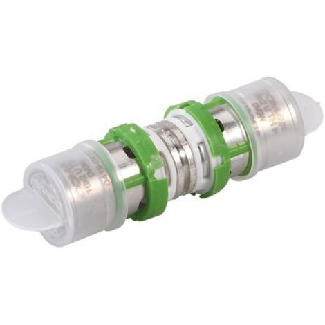 COMAP Manchon égal métallique pour tubes multicouche à sertir - 16x2 - Vendus par 2 - Raccords MultiSkin - 7270W16