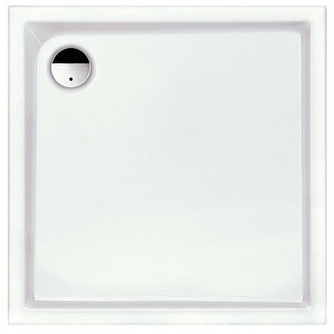 RECEVEUR CARRE SLAM ACRY 80X80 BLANC LEDA L12SLC0080 (1/2)