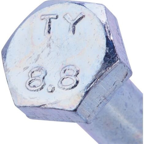 Boulon - Fixpro - Tête hexagonale - Acier zingué - Classe 8.8 - 8 x 40/22 mm - Boîte de 50