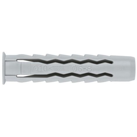 Cheville nylon - Fixpro - Quadruple expansion - Longueur 40 mm - Diamètre 8 mm - Vendu par 50