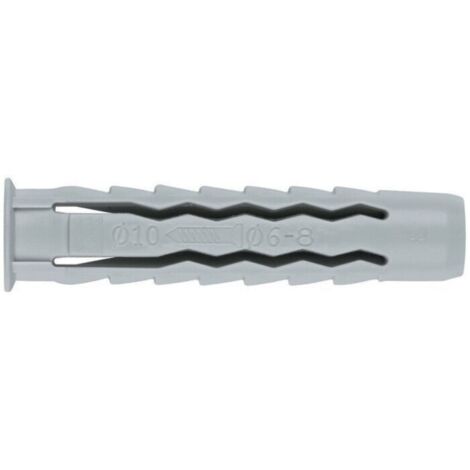 Cheville nylon - Fixpro - Quadruple expansion - Longueur 25 mm - Diamètre 5 mm - Vendu par 50