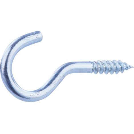 Crochet à visser - Fixpro - Acier zingué - 2,6 x 30 mm - 15 pces