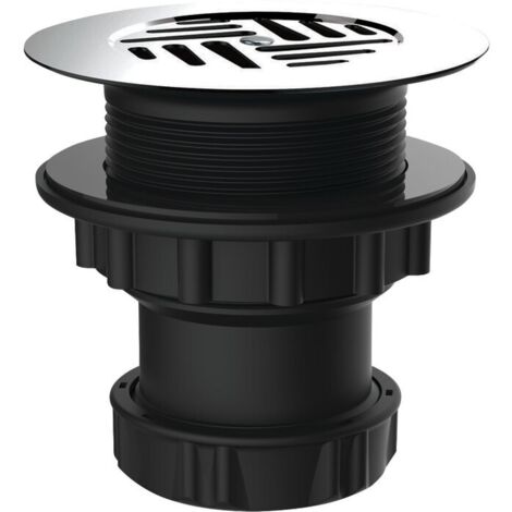 Valentin – Bonde de douche à grille 60 mm – Débit 18 l/min – Grille inox Ø 85 mm – Installation rapide 10-30 mm – Écoconception 73% plastique recyclé (1/2)