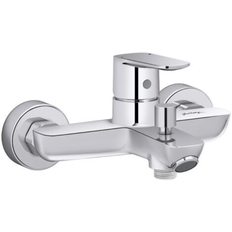 Mitigeur de bain-douche mural avec inverseur automatique - Débit 20 L/min - July+ - Jacob Delafon (1/5)