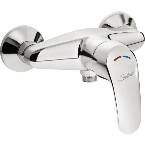 Mitigeur de douche hospitalier - SANIFIRST - Manette pleine - Entraxe 150 mm (1/2)