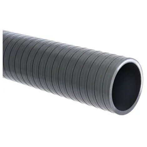 Nicoll – Tube d'évacuation PVC flexible 50 mm – Longueur 1 m – Cintrable pour espaces restreints – Parois lisses pour écoulement fluide - tre50