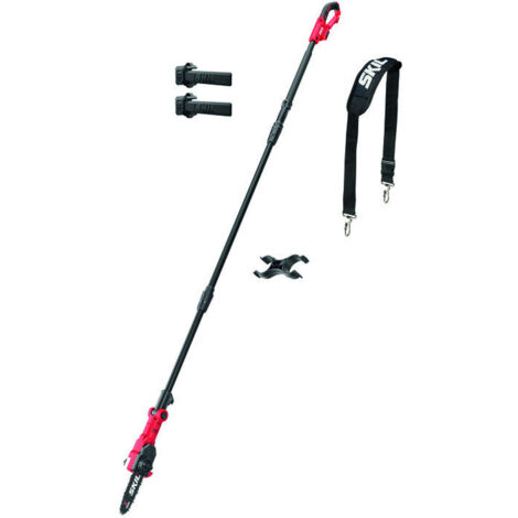 Élagueuse à batterie 20V – Portée 3 m – Tête pivotante 8 positions – Système de tension SDS – Lubrification automatique – Skil