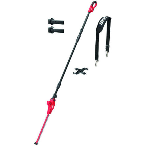 Taille-haies sur perche sans fil 20V – Portée jusqu'à 3 m – Lame 45 cm pour branches jusqu'à 18 mm – Tête pivotante 8 positions – Skil