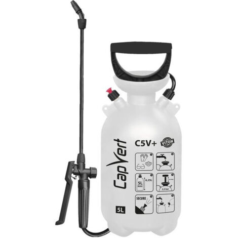 Pulvérisateur - C5 V+ - A Pression Préalable - 5 L - Joint Viton - Capvert (1/5)