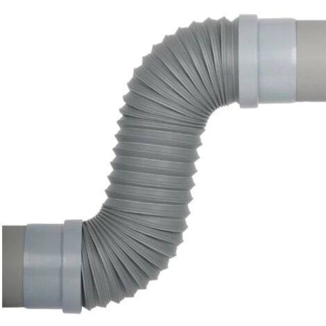 Ceta – Raccord évacuation extensible MULTICOUDE PRO – PVC haute densité – Cintrable jusqu'à 180° – Ø 40mm Mâle/Mâle – Montage rapide