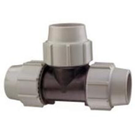 Plasson - Té égal 90° Ø25mm - 704025 (1/2)