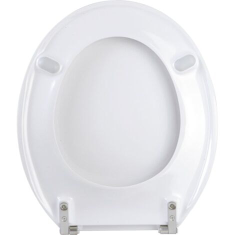 ALLIBERT Abattant WC design FALCO - Blanc pas cher 