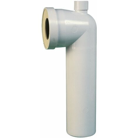 Regiplast – Pipe WC a prise d'air – Diamètre 85 à 107mm – Assemblage à joint – PVC avec joint EPDM pour espaces confinés