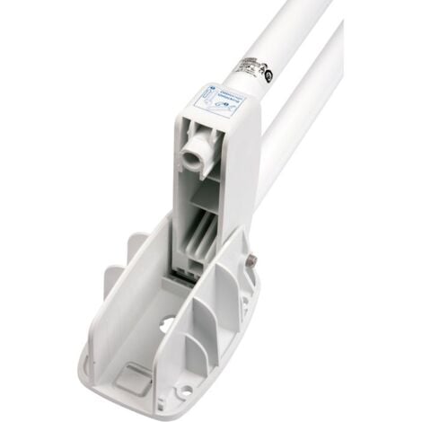 Barre d'appui relevable - 600 mm - diamètre 30 mm - inox époxy blanc - Pellet ASC