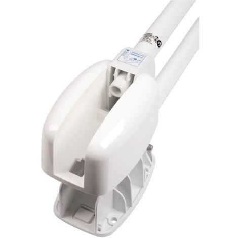 Barre d'appui relevable - 600 mm - diamètre 30 mm - inox époxy blanc - Pellet ASC