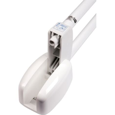 Barre d'appui relevable - 600 mm - diamètre 30 mm - inox époxy blanc - Pellet ASC