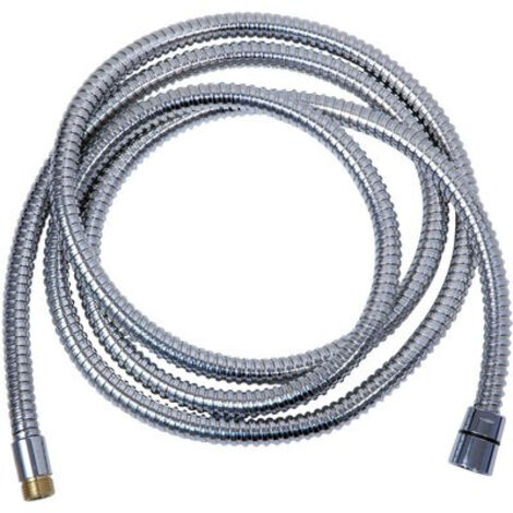 Odyssea – Flexible de douche 2,5 m en laiton chromé – Raccord mâle 3/8' et femelle 1/2' – Installation rapide pour rénovation - F11120432502D