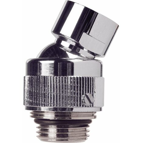 Bossini – Rotule de pomme de douche – Raccord de robinetterie avec filetage entrée 1/2'' – Fixation rapide – Pour douche fixe