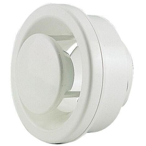 bouche d'extraction a sceller - pour v.m.c - virole de scellement 100 mm