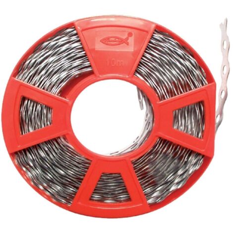 Fischer – Bande perforée 17 mm – Electro-zinguée – Rouleau de 10 mètres – Fixation pour bois dur et béton armé (1/6)