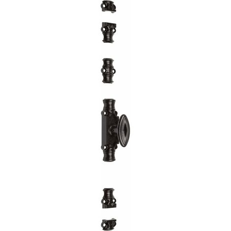 Jardinier Massard – Crémone à bouton légère 40mm – Mécanisme de pêne en fonte – Entraxe 128mm – Pour bois dur et teck