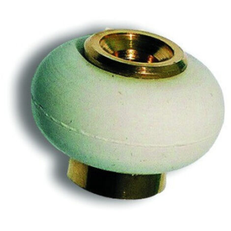 Ecolands – Butoir de sol zamak – Butée de porte laiton doré – Pose au sol – Diamètre 30 mm – Livré sans vis