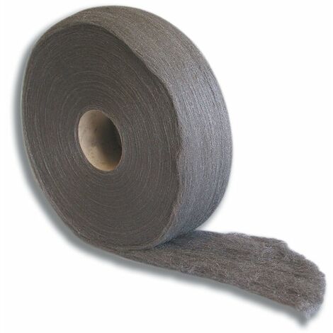 Laine d'acier 1kg pour nettoyage, polissage et décapage – Élimine rouille et peinture – Pour bois, métal et verre – Gerlon