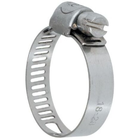 Collier à bande perforée W4 largeur bande 8 mm Ace - Diamètre 8 - 12 mm - Vendu par 50