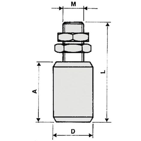 Guide nylon cylindrique - diamètre 40 mm - Torbel industrie