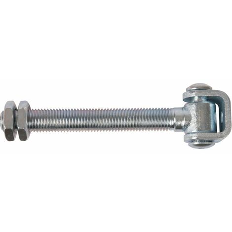 Torbel – Gond de portail à tige filetée – Acier zingué – Longueur 190 mm – Charge utile 300 kg – Ø tige 20 mm – Largeur 40 mm - A312070 (1/2)