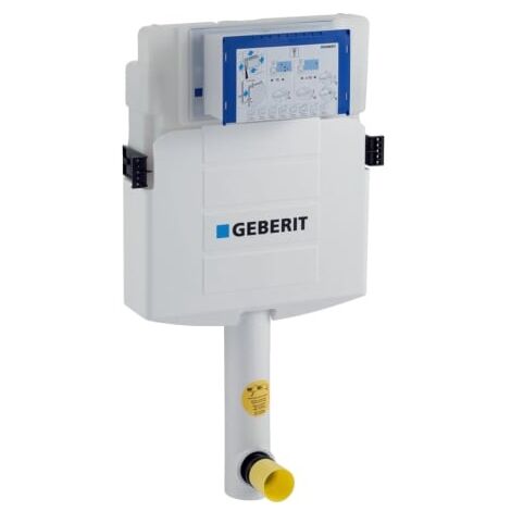 Geberit – Réservoir de chasse d'eau encastré 6/3 litres – Thermoplastique 790x145x608mm – Montage facile pour WC suspendus et au sol