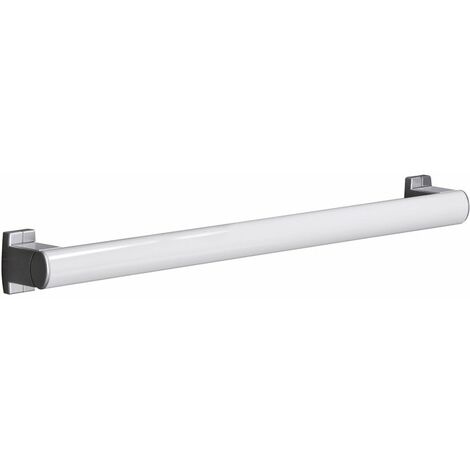 Pellet – Barre de maintien droite 437 mm – Aluminium époxy blanc – Charge admissible 150 kg – Installation à visser avec visserie fournie