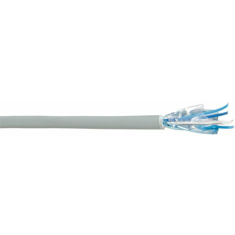 Ecolands – Câble téléphonique SYT1 2P0,9 mm² – Couronne 100 m – Cuivre nu pour transmissions fiables – Isolation PE – Écran alu/polyester