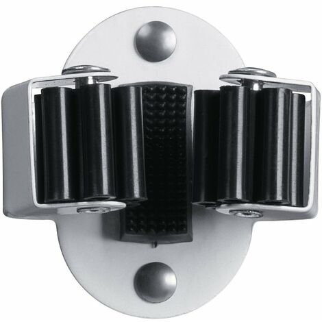 Mottez – Support bloc individuel pour manches 16-32mm – Sachet de 2 – Fixation robuste pour espaces confinés – Compatible bois dur (1/8)