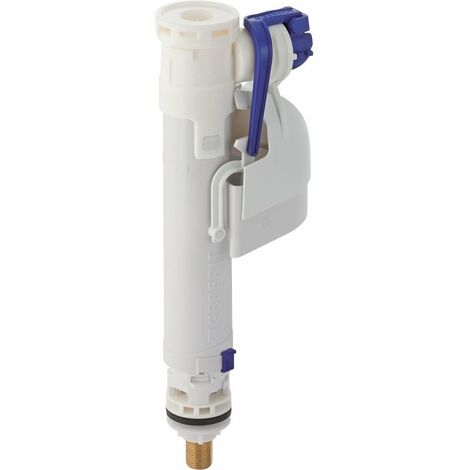Geberit – Robinet flotteur pour réservoir céramique – Mamelon fileté laiton – Réglage hauteur remplissage – Silencieux classe acoustique 1