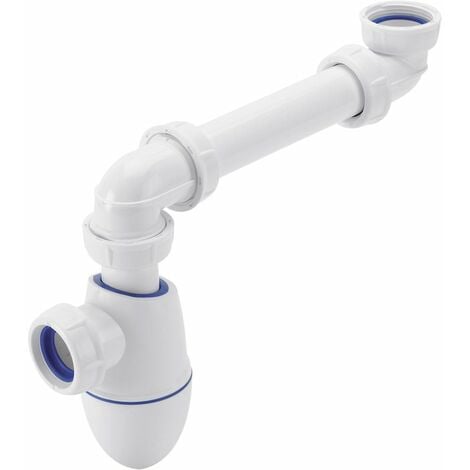 Siphon pour vasque bi-matière joint intégré x 50