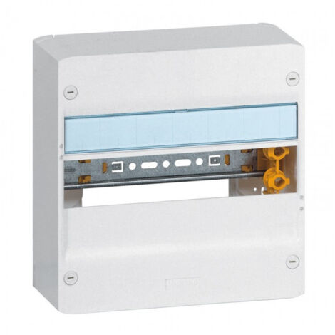 Legrand – Coffret électrique Drivia 13 modules 1 rangée IP30 IK05 – Installation en saillie ou encastrée – Protection optimale pour installations électriques